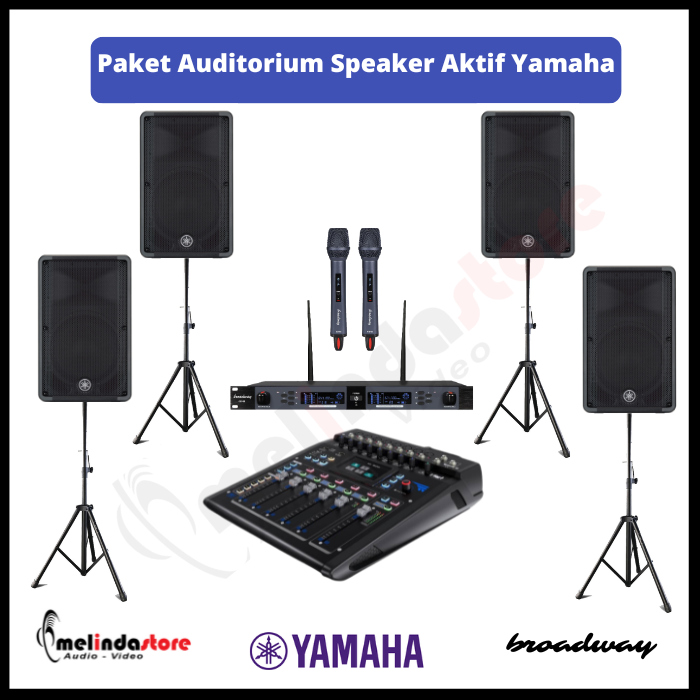 Paket live musik | auditorium | PA System | lapangan | speaker Yamaha - 4 Speaker